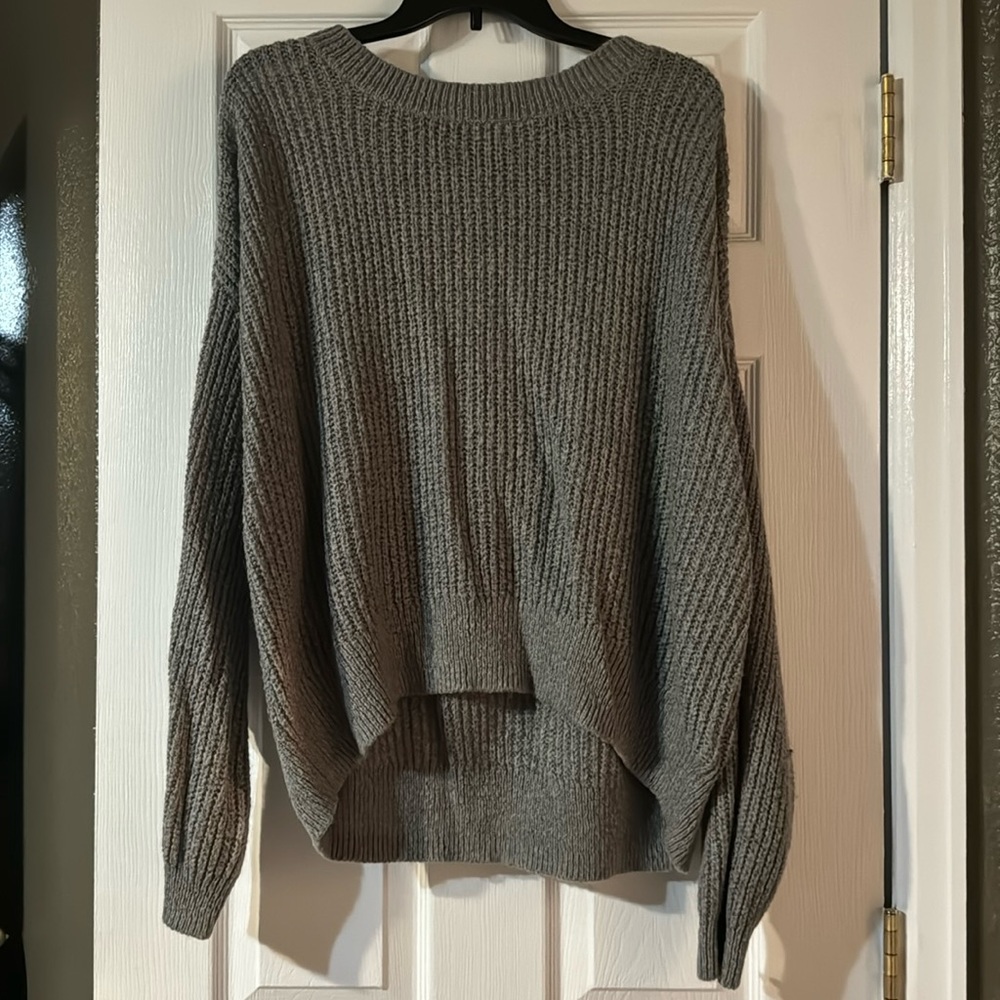 Gray *Acrylic sweater